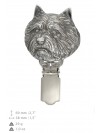 Norwich Terrier - clip (silver plate) - 2571 - 28020