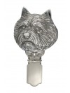 Norwich Terrier - clip (silver plate) - 2571 - 28022
