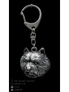Norwich Terrier - keyring (silver plate) - 1102 - 9412