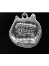 Norwich Terrier - necklace (silver cord) - 3249 - 32875