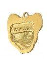 Papillon - keyring (gold plating) - 1376 - 25629