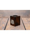 Pekingese - candlestick (wood) - 3979 - 37800