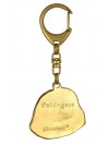 Pekingese - keyring (gold plating) - 2442 - 27161
