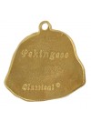 Pekingese - keyring (gold plating) - 2442 - 27163
