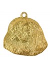 Pekingese - keyring (gold plating) - 2442 - 27164