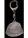 Pekingese - keyring (silver plate) - 1827 - 12338