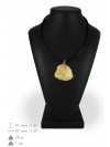 Pekingese - necklace (gold plating) - 2516 - 27555