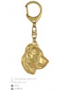 Perro de Presa Canario - keyring (gold plating) - 2437 - 27135