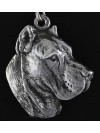 Perro de Presa Canario - necklace (silver chain) - 3340 - 33910