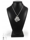 Perro de Presa Canario - necklace (silver cord) - 3218 - 33253