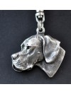 Pointer - keyring (silver plate) - 2145 - 19814