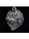 Polish Lowland Sheepdog - necklace (silver chain) - 3377 - 34134