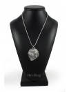 Polish Lowland Sheepdog - necklace (silver chain) - 3377 - 34646
