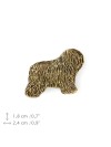Polish Lowland Sheepdog - pin (gold) - 1507 - 7513
