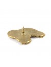 Polish Lowland Sheepdog - pin (gold plating) - 1068 - 7804