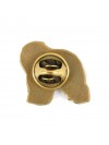 Polish Lowland Sheepdog - pin (gold plating) - 1068 - 7805