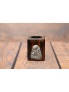 Poodle - candlestick (wood) - 3941 - 37606