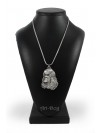 Poodle - necklace (silver chain) - 3316 - 34445