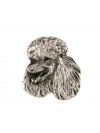 Poodle - pin (silver plate) - 2637 - 28635