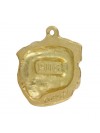 Pug - keyring (gold plating) - 2837 - 30193