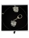 Pug - keyring (silver plate) - 2012 - 16186