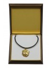 Pug - necklace (gold plating) - 3062 - 31698