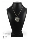 Pug - necklace (silver chain) - 3353 - 34594
