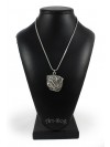 Pug - necklace (silver chain) - 3353 - 34598