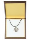 Pug - necklace (silver plate) - 2898 - 31042