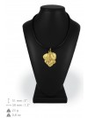 Rhodesian Ridgeback - necklace (gold plating) - 2479 - 27409