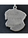 Rhodesian Ridgeback - necklace (silver chain) - 3292 - 33620