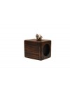 Rottweiler - candlestick (wood) - 3997 - 37892