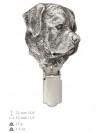 Rottweiler - clip (silver plate) - 2555 - 27880