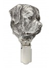 Rottweiler - clip (silver plate) - 277 - 26343