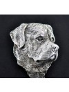 Rottweiler - keyring (silver plate) - 2086 - 18308