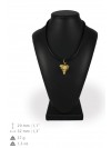 Rottweiler - necklace (gold plating) - 3070 - 31627
