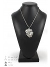 Rottweiler - necklace (silver chain) - 3265 - 34206
