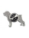 Rottweiler - pin (silver plate) - 460 - 25952