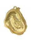 Rough Collie - keyring (gold plating) - 1735 - 25594