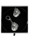 Rough Collie - keyring (silver plate) - 2026 - 16615