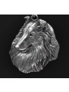 Rough Collie - necklace (silver chain) - 3366 - 34068