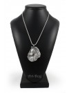 Rough Collie - necklace (silver chain) - 3366 - 34626