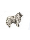Rough Collie - pin (silver plate) - 2372 - 26088