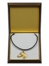 Saluki - necklace (gold plating) - 3022 - 31658