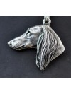 Saluki - necklace (silver chain) - 3264 - 33451