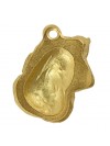 Schnauzer - necklace (gold plating) - 1716 - 25555