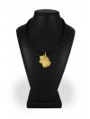 Schnauzer - necklace (gold plating) - 1716 - 25556