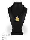 Schnauzer - necklace (gold plating) - 2530 - 27612
