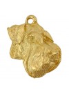 Schnauzer - necklace (gold plating) - 2530 - 27613
