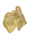 Schnauzer - necklace (gold plating) - 3028 - 31457